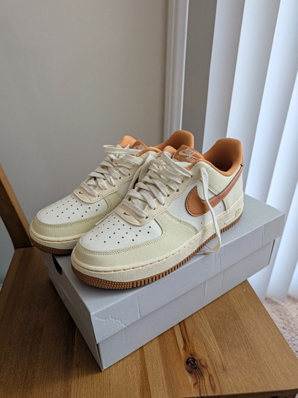 Nike Air Force 1 Low '07 Coconut Milk Celestial Gold Copper